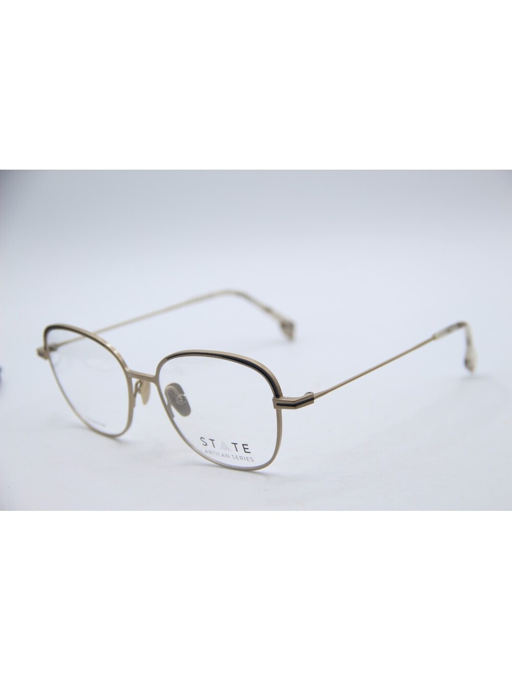 State Paulina Taupe Black Designer Authentic Eyeglasses 53-17-145